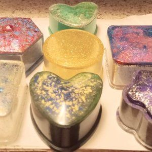 Trinket or Jewelry Boxes, Resin handcrafted